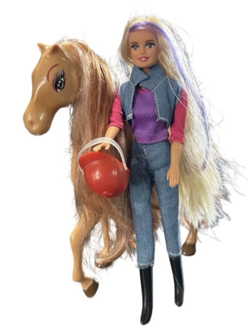Vintage Mattel Barbie Doll & Horse Set Equestrian Western Lot